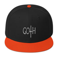Goth Dark and Morbid Style Halloween Embroidered Flat Bill Cap embroidered snapback hat, product image 9