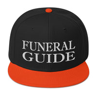 Funeral Guide Parlor Director Embroidered Flat Bill Cap embroidered snapback hat, product image 10