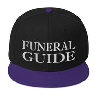 Funeral Guide Parlor Director Embroidered Flat Bill Cap embroidered snapback hat, product image 6