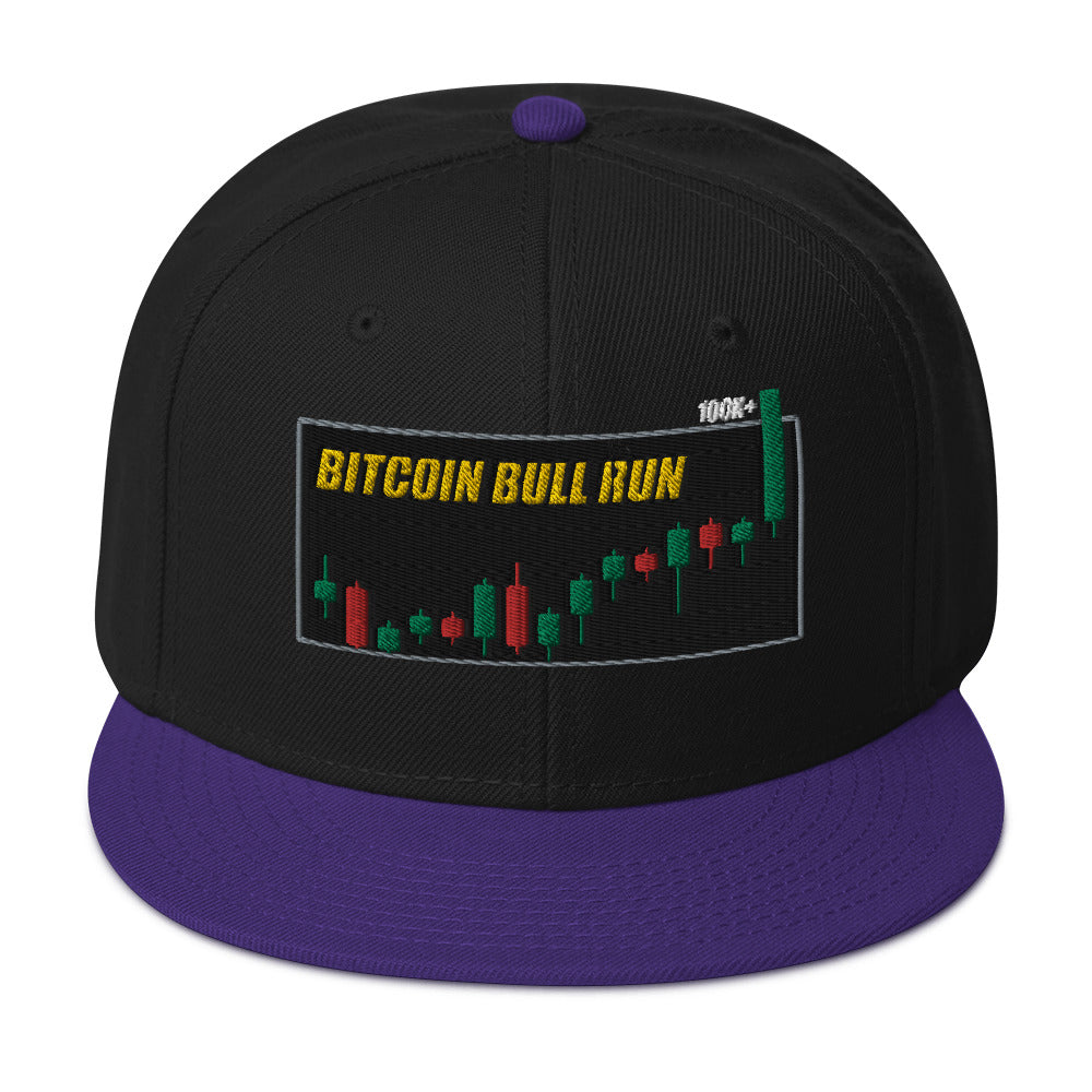 Bitcoin Bull Run Crypto Season 2024 / 25 Flat Bill Cap Snapback Hat