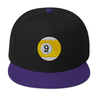 Nine Ball Line Billiards embroidered snapback hat, product image 4