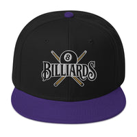 Billiards Cue Sticks 8 Ball embroidered snapback hat, product image 5