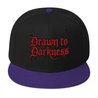 Drawn to Darkness Horror embroidered snapback hat, product image 5