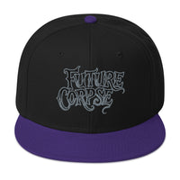 Future Corpse Horror Flat Bill embroidered snapback hat, product image 5