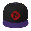Shadow Kanji 影 (Kage) Flat Bill embroidered snapback hat, product image 4