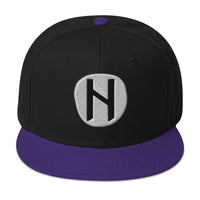 Hagalaz Rune embroidered snapback hat, product image 4