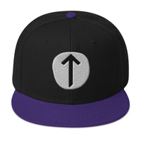 Tiwaz Rune embroidered snapback hat, product image 4