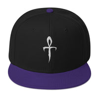 Ankh Egyptian Symbol embroidered snapback hat, product image 6