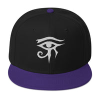 Eye of Horus embroidered snapback hat, product image 5