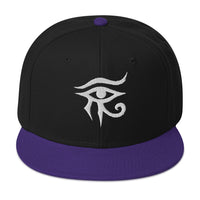 Eye of Ra embroidered snapback hat, product image 5