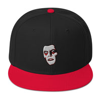 Horror Monster Pazuzu "Captain Howdy" Embroidered Flat Bill Cap embroidered snapback hat, product image 7