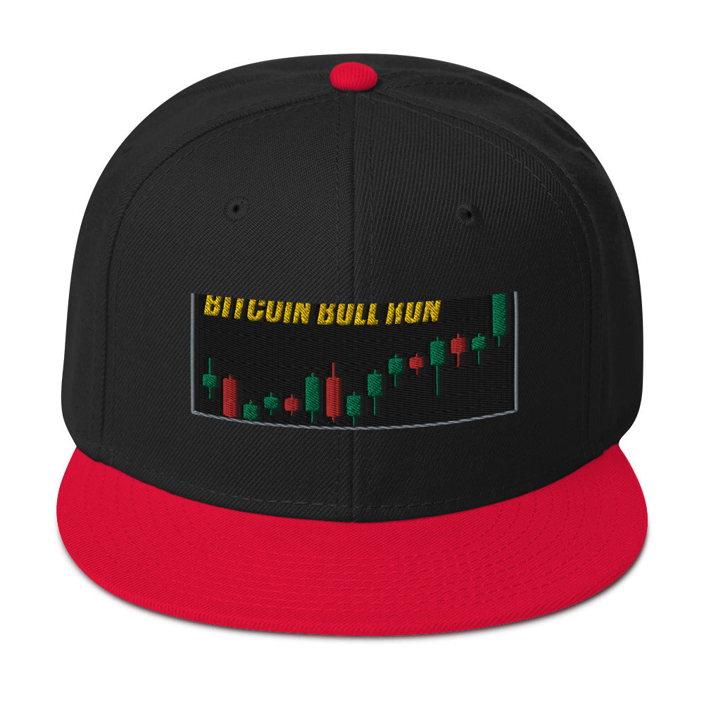 Bitcoin Bull Run Crypto Season 2024 / 25 Flat Bill Cap Snapback Hat