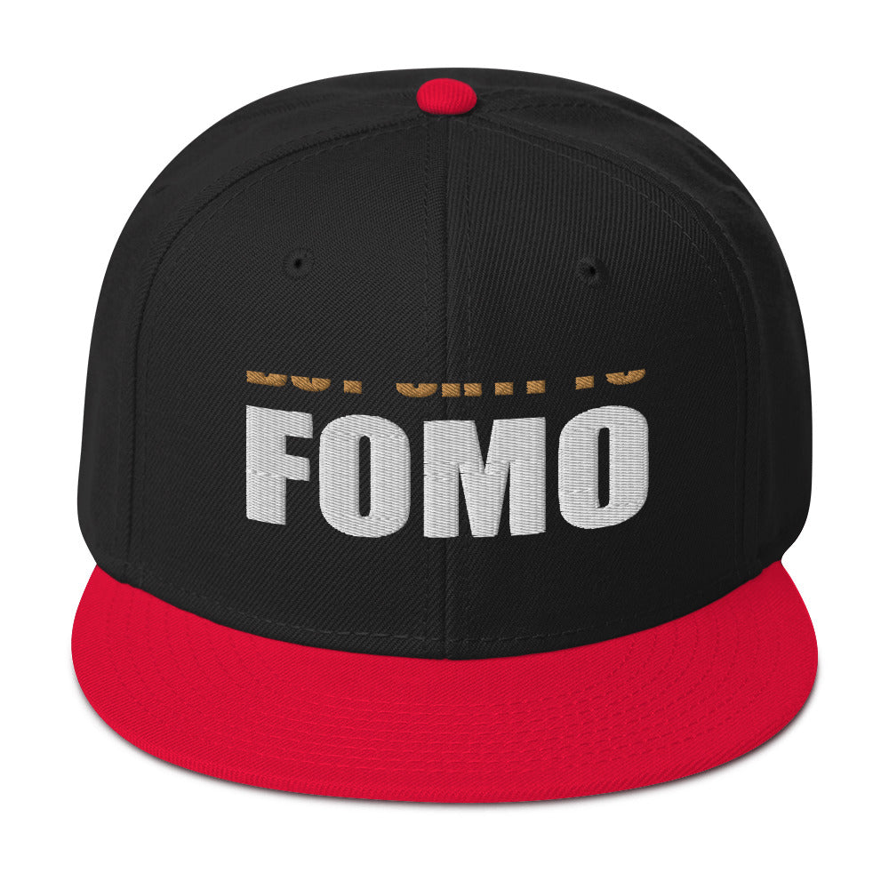 Buy Crypto Now and FOMO In Bitcoin Ethereum Flat Bill Cap Snapback Hat