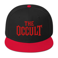 The Occult Red Supernatural embroidered snapback hat, product image 1