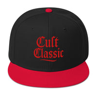 Cult Classic Red Gen X embroidered snapback hat, product image 1