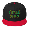 Otaku オタク embroidered snapback hat, product image 6