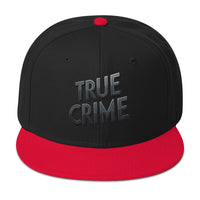 Detective Style True Crime embroidered snapback hat, product image 6
