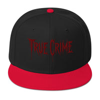 Blood Drip True Crime embroidered snapback hat, product image 6