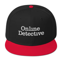 Online Detective embroidered snapback hat, product image 5