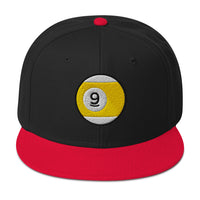 Nine Ball Line Billiards embroidered snapback hat, product image 5