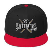 Billiards Cue Sticks 8 Ball embroidered snapback hat, product image 6