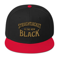 Straightjacket Is the New Black embroidered snapback hat, product image 6