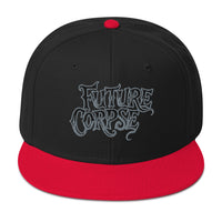 Future Corpse Horror Flat Bill embroidered snapback hat, product image 6