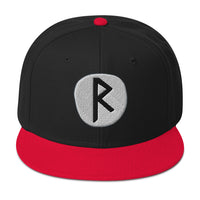 Raidho Rune embroidered snapback hat, product image 5