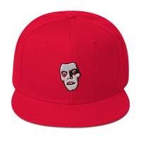 Horror Monster Pazuzu "Captain Howdy" Embroidered Flat Bill Cap embroidered snapback hat, product image 23