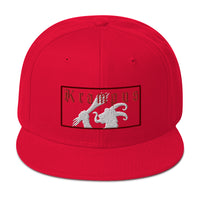 Gruss Vom Krampus Embroidered Flat Bill Cap embroidered snapback hat, product image 23