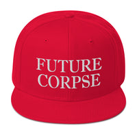 Future Corpse Goth Fashion Embroidered Flat Bill Cap embroidered snapback hat, product image 24