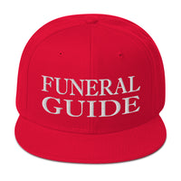 Funeral Guide Parlor Director Embroidered Flat Bill Cap embroidered snapback hat, product image 23