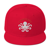 Cthulhu The Elder Gods Embroidered Flat Bill Cap embroidered snapback hat, product image 23