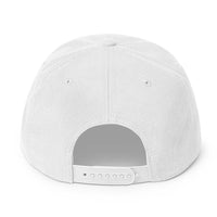 White Sigil of Fallen Angel Azazel Occult Symbol Embroidered Flat Bill Cap embroidered snapback hat, product image 36