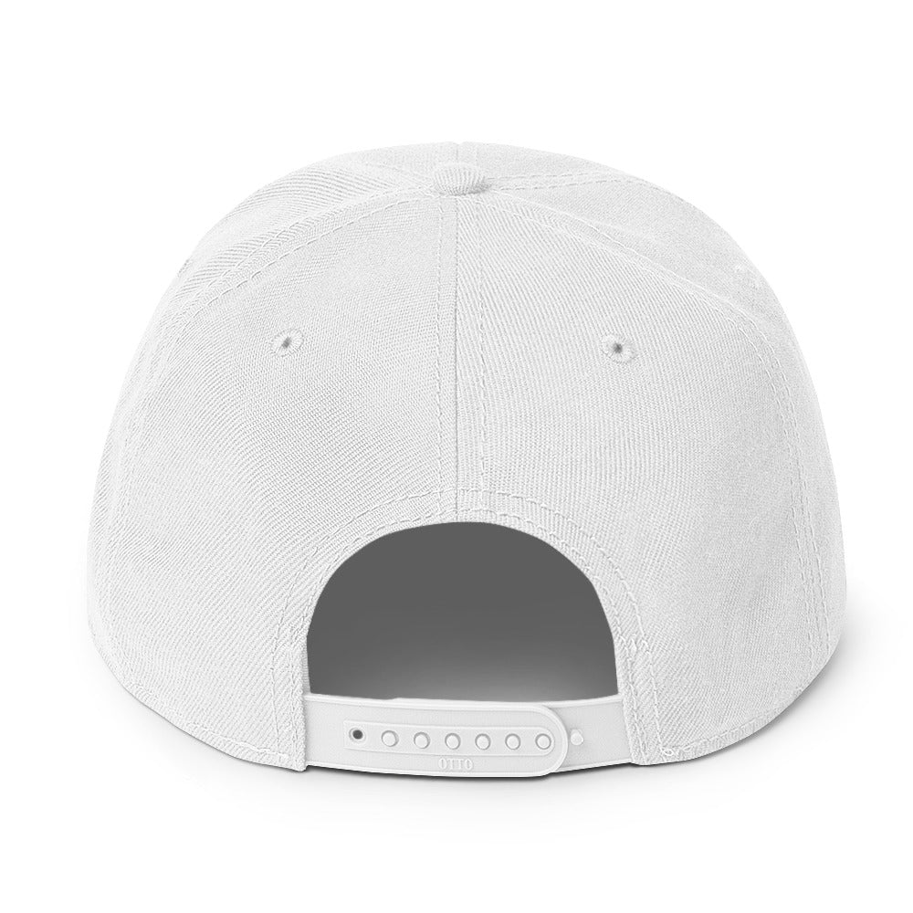 Lunar Moon Phases Embroidered Flat Bill Cap Snapback Hat
