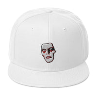 Horror Monster Pazuzu "Captain Howdy" Embroidered Flat Bill Cap embroidered snapback hat, product image 35
