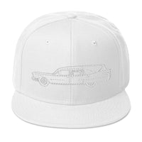 Hearse Funeral Car Embroidered Casket Coat Flat Bill Cap embroidered snapback hat, product image 35