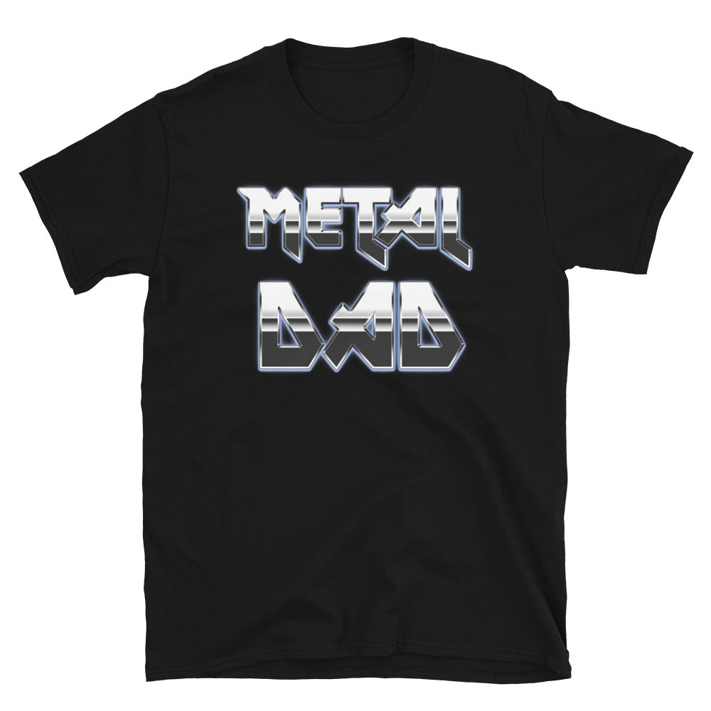 Metal Dad Heavy Metal Music Father's Day Gift Men’s Short Sleeve Shirt