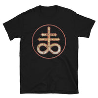 Leviathan Cross design on unisex T-shirt, front view