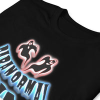 Paranormal Ghost Dad design on unisex T-shirt, detail view