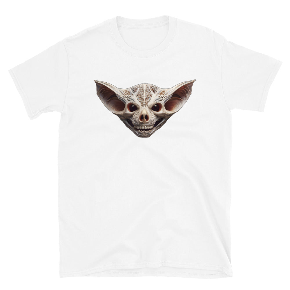 Grinning Bat Skull Halloween Short-Sleeve T-Shirt