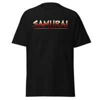 Samurai Warrior design on unisex T-shirt, front view