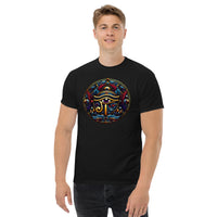 Eye of Ra Egyptian Symbol design on unisex T-shirt, front view