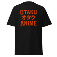 Otaku オタク Anime design on unisex T-shirt, front view