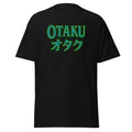 Otaku オタク design on unisex T-shirt, front view