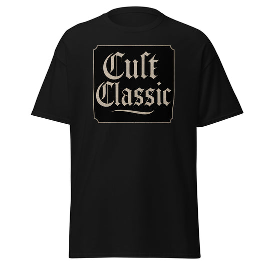 Cult Classic design on unisex T-shirt, front view