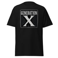 Gen X Retro Shirt design on unisex T-shirt, front view