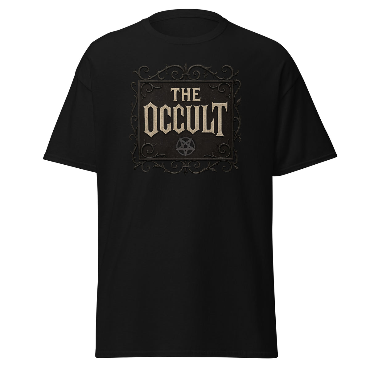 The Occult design on unisex T-shirt, front view