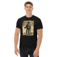 Plague Doctor 1334 design on unisex T-shirt, front view
