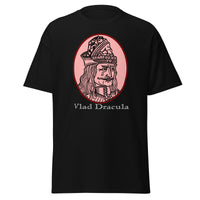 Vlad the Impaler design on unisex T-shirt, front view